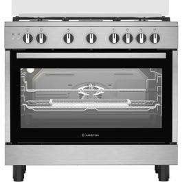 Ariston Gas Cooker 90 cm - Stainless Steel (ARR9GGF23129XME)