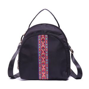 Brenice Embroidery Shoulder Bags Waterproof Backpack