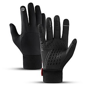 cycling gloves, unisex winter thin thermal gloves touch screen anti-slip running gloves warm liner driving gloves for daily use working hiking climbing hunting gardening miniinthebox