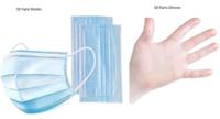 Disposable Face Masks & Vinyl Examination Gloves (UAE Delivery Only)