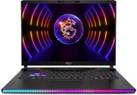 MSI Raider GE68HX, Core i9 13950HX, 32GB RAM, 1TB SSD, 16 inch QHD With 240Hz, 8GB NVIDIA RTX4070, Win11 Home, English-Arabic Keyboard, Black- 13VG 9S7-15M211-024 Gaming Laptop With MSI Backpack