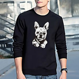 Unisex Pullover Cartoon Print Casual Casual Hoodies Sweatshirts  Blue Yellow Khaki Lightinthebox