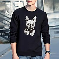 Unisex Pullover Cartoon Print Casual Casual Hoodies Sweatshirts  Blue Yellow Khaki Lightinthebox - thumbnail