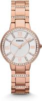 Fossil Womens Quartz Watch, Analog Display and Stainless Steel Strap