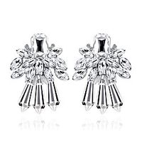 Women's Hoop Earrings Classic Flower Shape Stylish Fashion Classic Modern Sweet Earrings Jewelry White For Party Gift Daily Club Festival 1 Pair Lightinthebox - thumbnail