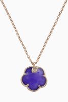 Petit Joli Diamond Necklace with Violet Quartz in 18kt Rose Gold - thumbnail