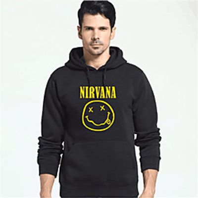 Men's Plus Size Pullover Hoodie Sweatshirt Text Print Hooded Daily Fitness Hot Stamping Sportswear Basic Hoodies Sweatshirts  Long Sleeve Blue Black Dark Gray miniinthebox