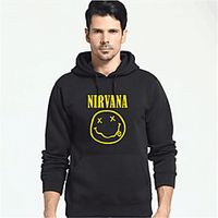 Men's Plus Size Pullover Hoodie Sweatshirt Text Print Hooded Daily Fitness Hot Stamping Sportswear Basic Hoodies Sweatshirts  Long Sleeve Blue Black Dark Gray miniinthebox - thumbnail