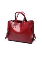 Vintage Wax Leather Tote One-shoulder Tote