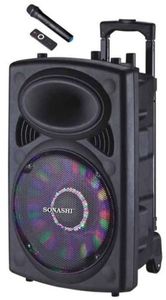 Sonashi 12 Inch Rechargeable Trolley Speaker (SPS-7812RT)