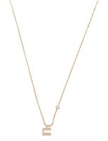 Harfi Ain Necklace Small Solid Gold Plus 1 Solitaire - thumbnail