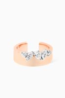 LUST Single Ear Cuff with Diamonds in 18kt Rose Gold - thumbnail