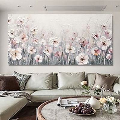 Handmade Oil Painting Hand Painted Vertical Abstract Contemporary Modern Rolled Canvas (No Frame) Lightinthebox