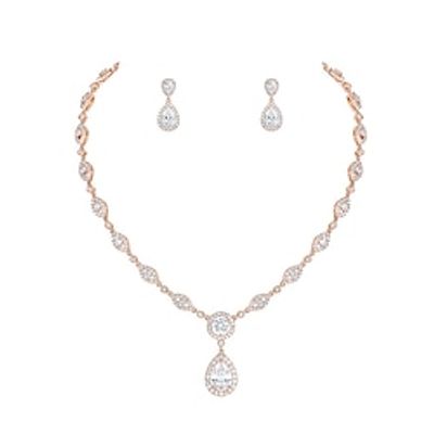 Bridal Jewelry Sets 1 set Cubic Zirconia Zircon Copper 1 Necklace Earrings Women's Elegant Drop Jewelry Set For Wedding Party Anniversary Lightinthebox Bridal Jewelry Sets 1 set Cubic Zirconia Zircon Copper 1 Necklace Earrings Women's Elegant Drop Jewelry Set For Wedding Party Anniversary Lightinthebox