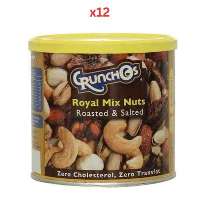 Crunchos Royal Mix Nuts 200G Can Pack Of 12