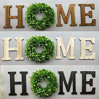 Wall Decoration Wooden Home Home Letter Wall Decoration Retro Decoration Wall Pendant Cafe Restaurant Living Room Lightinthebox