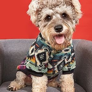 Plush Thickened Warm Hoodie With Ethnic Style Holiday Sports Outdoor Leisure Pattern Printing Lightinthebox