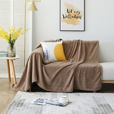 Fleece Throw Blanket for Couch Sofa or Bed Throw Size, Soft Fuzzy Plush Blanket, Luxury Flannel Lap Blanket, Super Cozy and Comfy for All Seasons miniinthebox