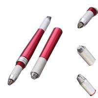 1Pc 3 Heads Eyebrow Tattoo Pen Red Professional Permanent Makeup Manual