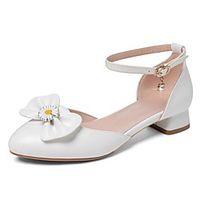 Girls' Sandals Princess Shoes PU Big Kids(7years ) White Pink Spring Summer Lightinthebox - thumbnail