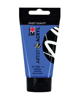 Marabu 75ML Artist Acrylic 954 Cobalt Blue