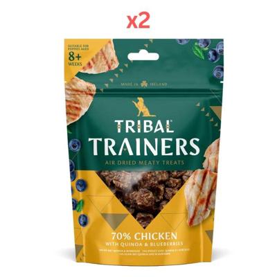 Tribal Trainers Chicken Quinoa & Blueberry Dog Treats 80g (Pack of 2)