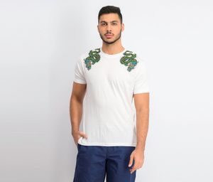 Mens Printed T-Shirt  White