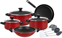 Prestige Classique 12 Piece Cookware Set Red - PR21179 - thumbnail