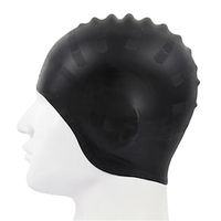 Swim Cap for Adults Silicone Waterproof Soft Stretchy Swimming Watersports miniinthebox - thumbnail