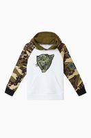 Tiger Camo Cotton Jersey Hoodie - thumbnail