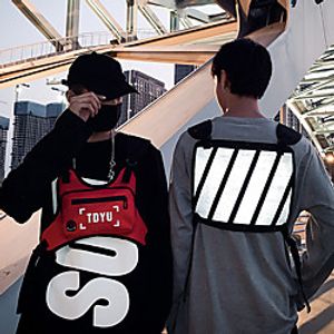 Running Backpack Vest Chest Bag Utility Rig 0-20 L for Fitness Gym Workout Marathon Running Sports Bag Adjustable Size Reflective Strip Mini Oxford Women's Men's Running Bag Adults miniinthebox