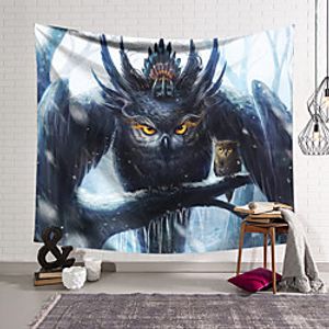 Wall Tapestry Art Decor Blanket Eagle Curtain Hanging Home Bedroom Living Room Decoration and Fantasy and Animal miniinthebox