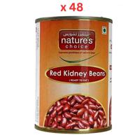 Natures Choice Red Kidney Beans, 400 Gm Pack Of 48 (UAE Delivery Only)