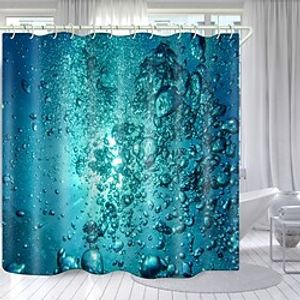 Bubble Sea Water Beach Series Digital Printing Shower Curtain Shower Curtains  Hooks Modern Polyester New Design miniinthebox