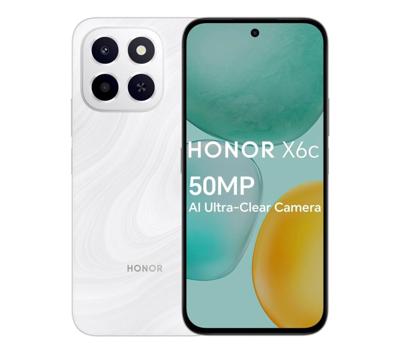 Honor X6c, 6GB, 128GB, Moonlight White, 4G