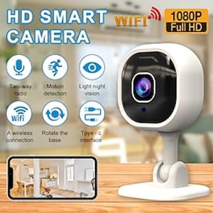 A3 1080P Surveillance IP WiFi Camera Mini Home Smart Two Way Intercom Survalance Camera Audio Video Night wifi Security Monitor miniinthebox