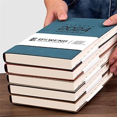 Appointment Book Daily Work Plan Accessories Daily Calendar 2024 Diary Book Daily Schedule A5 Daily Planner miniinthebox