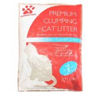 Thunder Paws Premium Care Baby Powder Clumping Cat Litter 10L