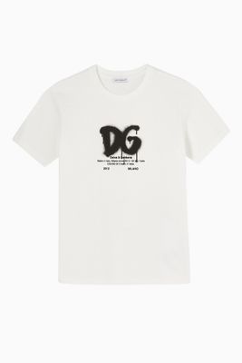 T-shirt with Graffiti Spray DG in Jersey T-shirt with Graffiti Spray DG in Jersey
