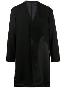 Undercover silhouette panel coat - Black