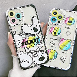 Phone Case For Apple Back Cover iPhone 12 Pro Max 11 SE 2020 X XR XS Max 8 7 Shockproof Dustproof Cartoon Graphic TPU Lightinthebox
