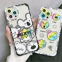 Phone Case For Apple Back Cover iPhone 12 Pro Max 11 SE 2020 X XR XS Max 8 7 Shockproof Dustproof Cartoon Graphic TPU Lightinthebox - thumbnail