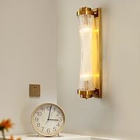 Modern Golden Crystal Wall Lamp with Rotatable Shape 2 Glass Wall Lamps E14 Glass Crystal Wall Lamp Suitable for Bedrooms Dining Rooms Living Rooms and Bathrooms AC110V AC220 Lightinthebox - thumbnail