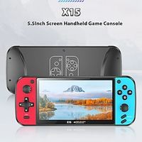 Tolex X15 5.5Inch IPS Screen Handheld Game Console Simulators 2500mAh GBA NES Retro Video Game Console AV Output Boy Gifts Lightinthebox - thumbnail