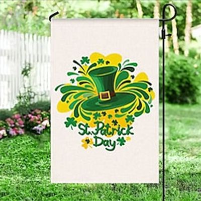 Saint Patrick Day Garden Flag 12x18Inch Outdoor Decorations Welcome Garden Patio Flag Lucky Clover Yard Gnomes Rainbow Flag Double Sided Holiday Outdoor Flags 1pc Lightinthebox Saint Patrick Day Garden Flag 12x18Inch Outdoor Decorations Welcome Garden Patio Flag Lucky Clover Yard Gnomes Rainbow Flag Double Sided Holiday Outdoor Flags 1pc Lightinthebox