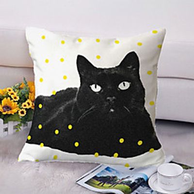 Double Side Cushion Cover 1PC Soft Decorative Square Throw Pillow Cover Cushion Case Pillowcase for Sofa Bedroom Superior Quality Machine Washable miniinthebox