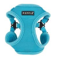 Puppia Soft Harness C Sky Blue L Neck 14.2 - 16.5 Inch Chest 15.4 - 17.3 Inch