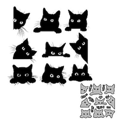 1pc Metal Cutting Dies Cut Mold Animal Cute Cat Decoration Scrapbook Paper Craft Knife Mould Blade Punch Stencils Lightinthebox