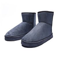 Men's Boots Snow Boots Fleece lined Casual Classic Outdoor Daily PU Booties  Ankle Boots Black Yellow Brown Winter Fall Lightinthebox - thumbnail