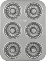 Prestige Non Stick Mini Fluted Mold Pan, Grey, PR46178 - thumbnail